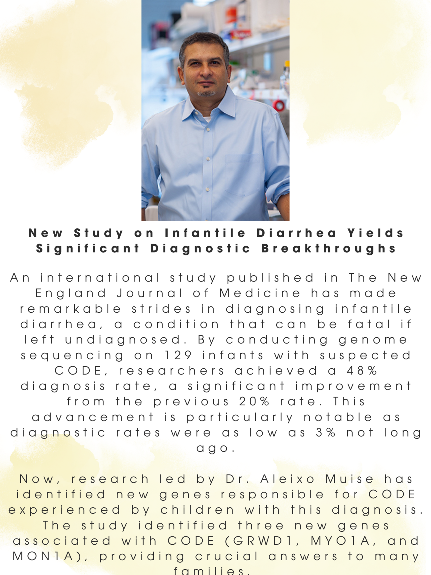 Dr. Aleixo Muise Diagnosis Breakthrough