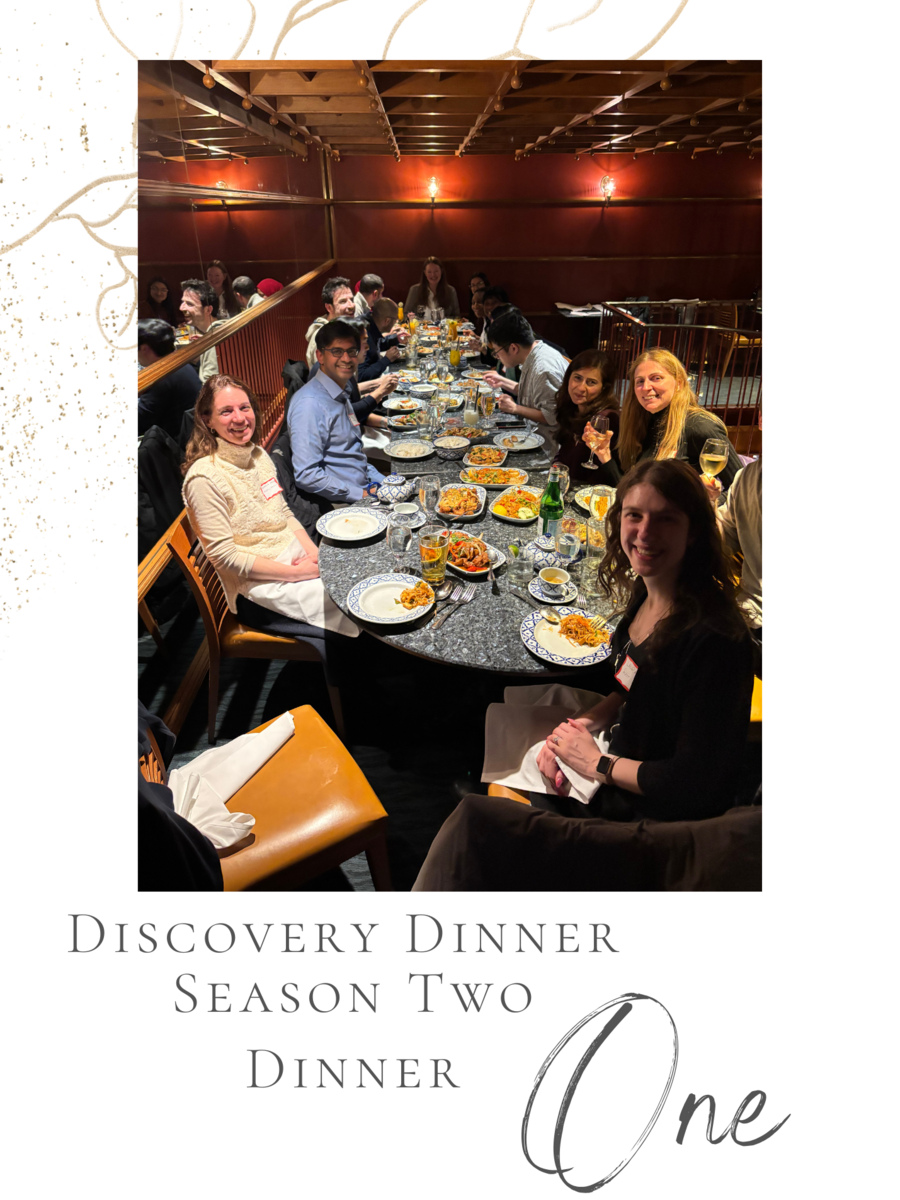 Discovery Dinner Season 2 Dinner 1