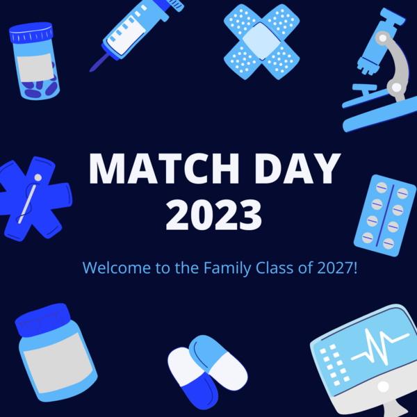 graphic for match day with medical supplies